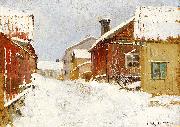 Axel Axelson Fiskaregrand, Stockholm oil painting